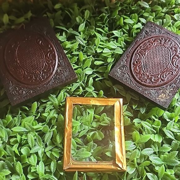 Antique Civil War Era Tin Type Wood & Glass - Picture 9 of 14